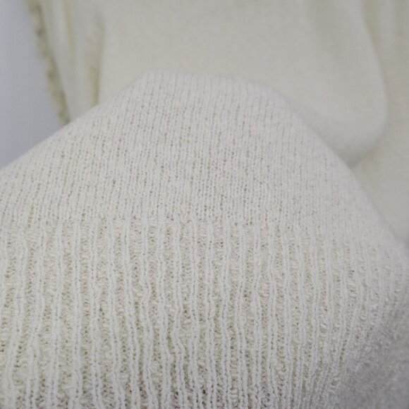 Brownstone Studio Crochet Sweater Women L Ivory Twee Grannycore Boho Vintage - Picture 10 of 16